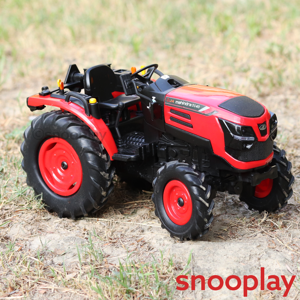 Mirana Toys Original Licensed Remote Control Mahindra 3140 OJA ATV Tractor | Bluetooth Speaker, Pre-Loaded Engine Sound, Volume Control | 1:12 Scale (4-12 Years)