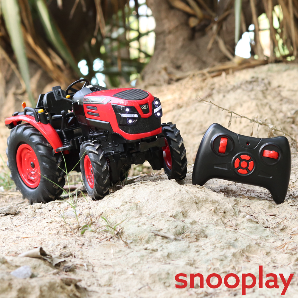 Mirana Toys Original Licensed Remote Control Mahindra 3140 OJA ATV Tractor | Bluetooth Speaker, Pre-Loaded Engine Sound, Volume Control | 1:12 Scale (4-12 Years)