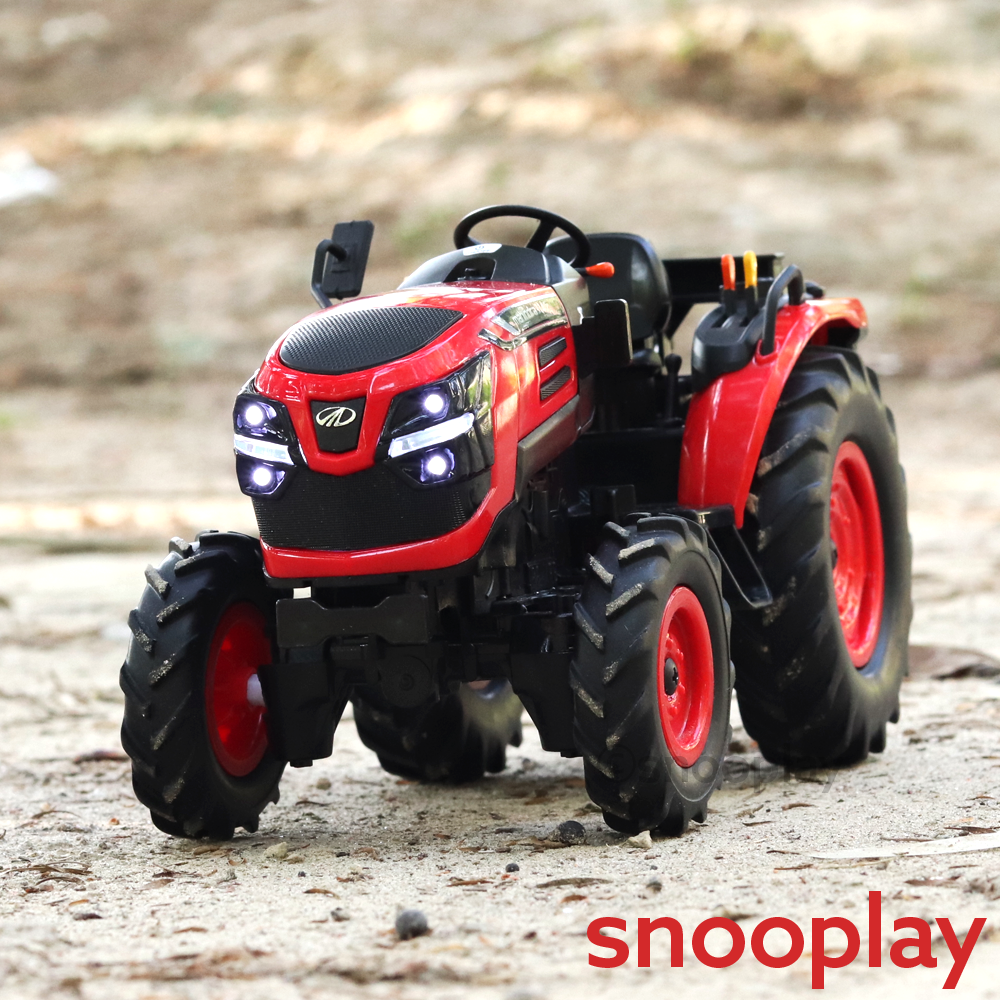 Mirana Toys Original Licensed Remote Control Mahindra 3140 OJA ATV Tractor | Bluetooth Speaker, Pre-Loaded Engine Sound, Volume Control | 1:12 Scale (4-12 Years)
