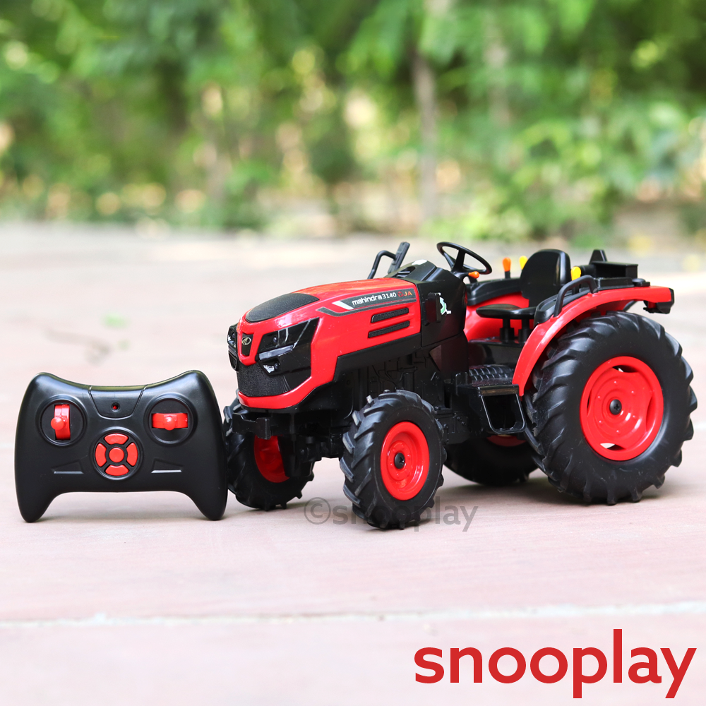 Mirana Toys Original Licensed Remote Control Mahindra 3140 OJA ATV Tractor | Bluetooth Speaker, Pre-Loaded Engine Sound, Volume Control | 1:12 Scale (4-12 Years)
