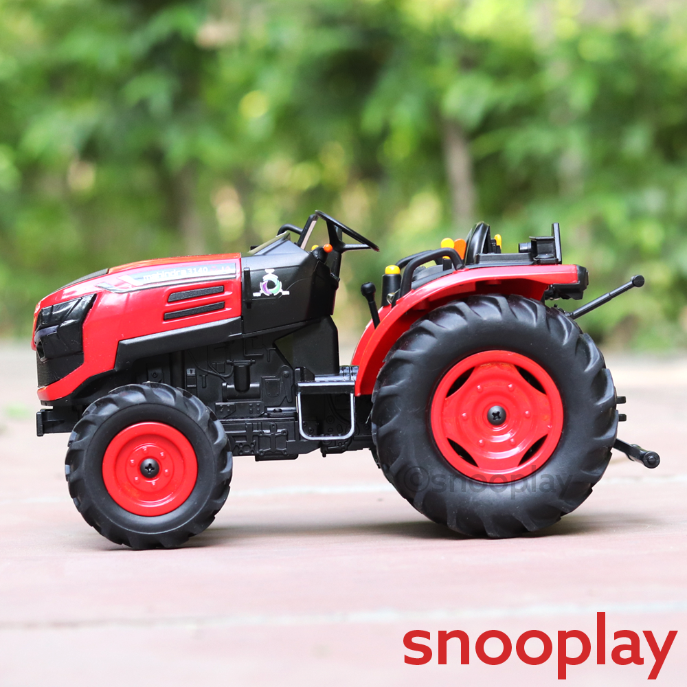 Mirana Toys Original Licensed Remote Control Mahindra 3140 OJA ATV Tractor | Bluetooth Speaker, Pre-Loaded Engine Sound, Volume Control | 1:12 Scale (4-12 Years)