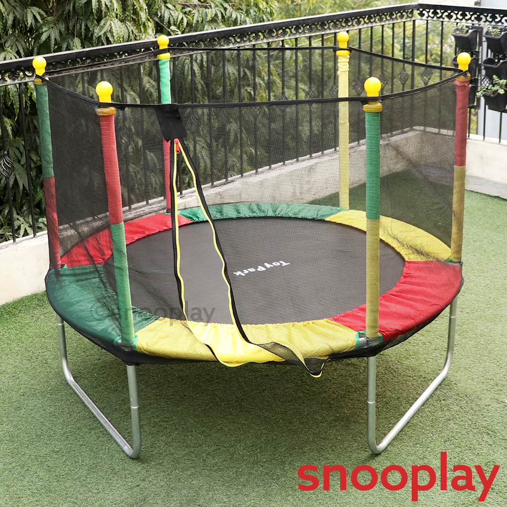 Toy Park Trampoline with Safety Net - 54 Inches (3-10 Years)