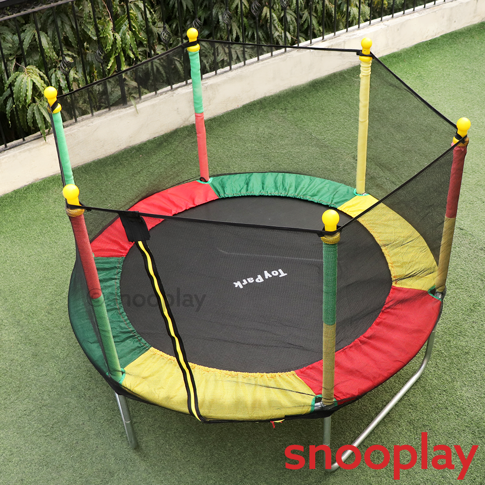 Toy Park Trampoline with Safety Net - 54 Inches (3-10 Years)