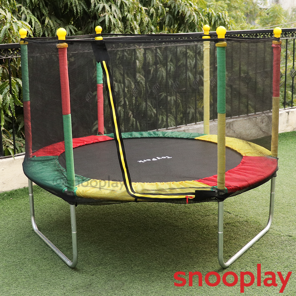 Toy Park Trampoline with Safety Net - 54 Inches (3-10 Years)