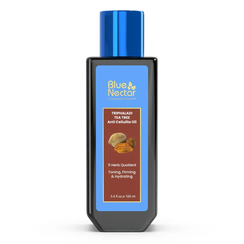 Blue Nectar Triphaladi Ayurvedic Fat Burning & Slimming Oil (11 Herbs) - 100ml