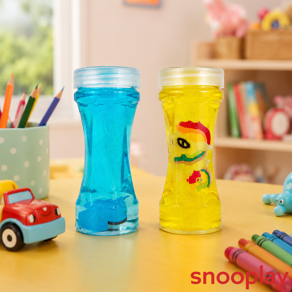 Set of 2 Magic Tube Slime with unicorn Toy for Kids