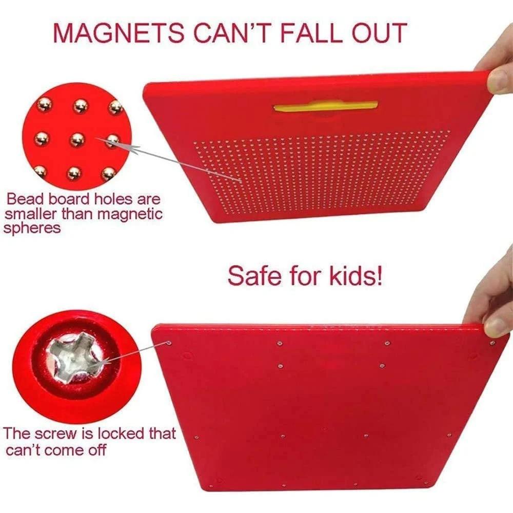 FunBlast Magnetic Drawing Board | Draw Freely Doodle Pad with Magnetic Balls