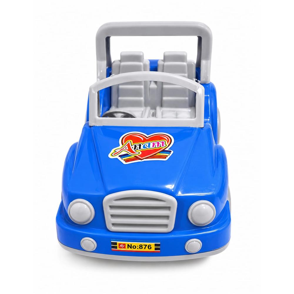 UA Toys Friction Powered Zoo Zoo Sound Jeep Toy - Blue