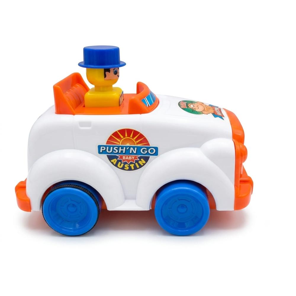 UA Toys DEO Push 'n' Go Baby Austin Car - White