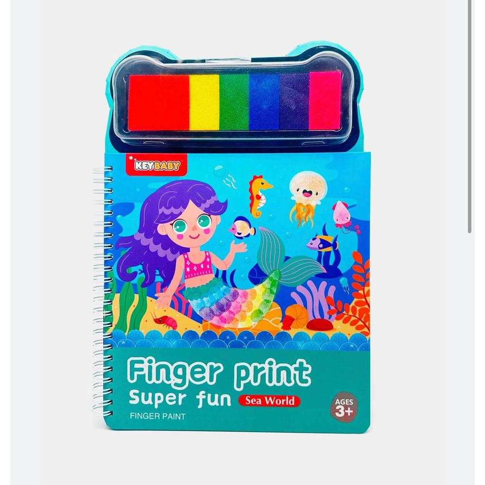 Finger Print Activity Book | Sea World