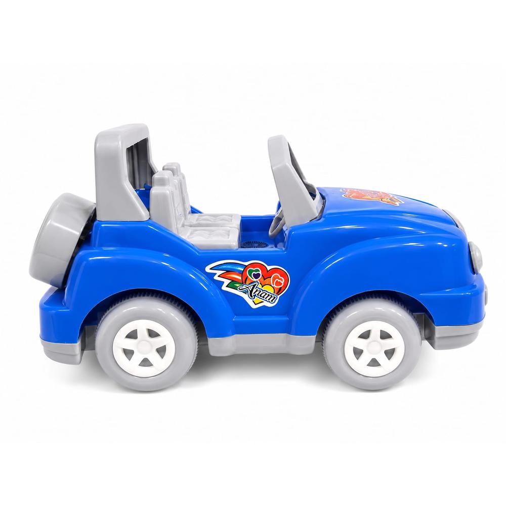 UA Toys Friction Powered Zoo Zoo Sound Jeep Toy - Blue
