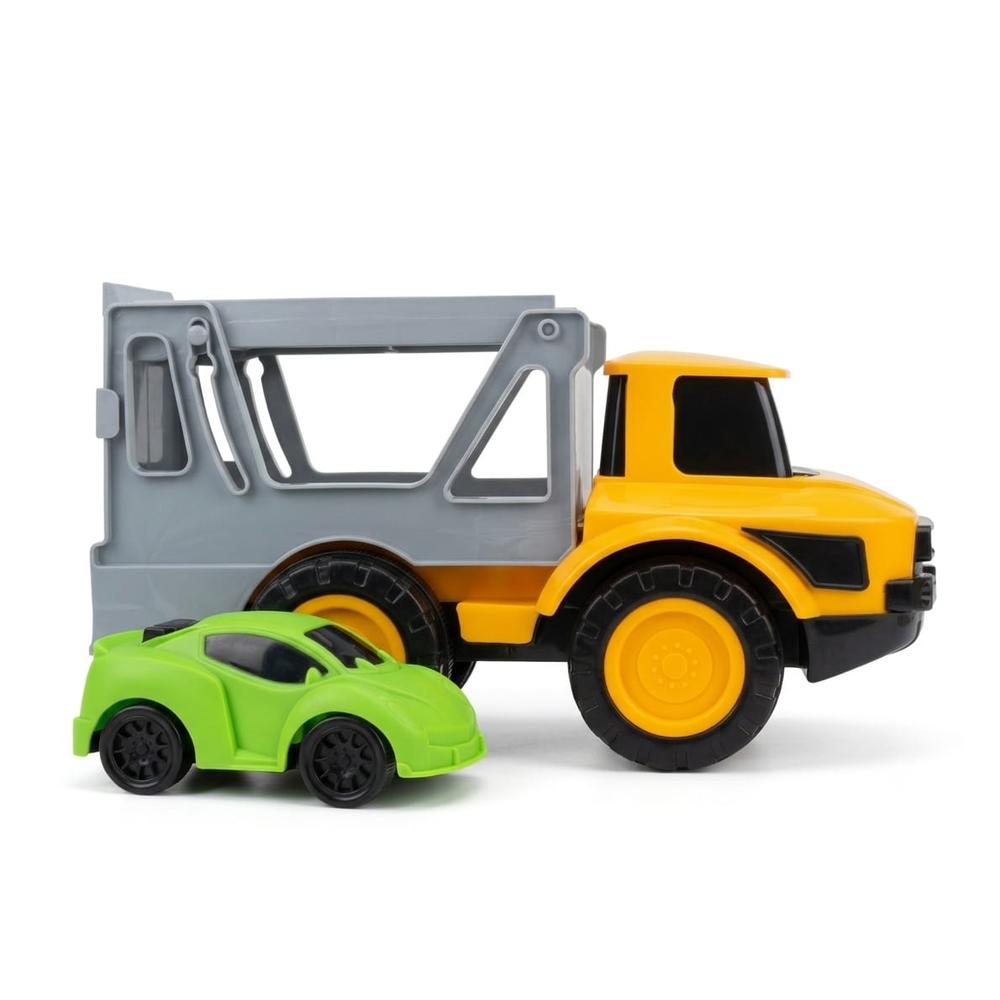 UA Toys Rambo Car Trailer Friction Powered - Yellow & Grey