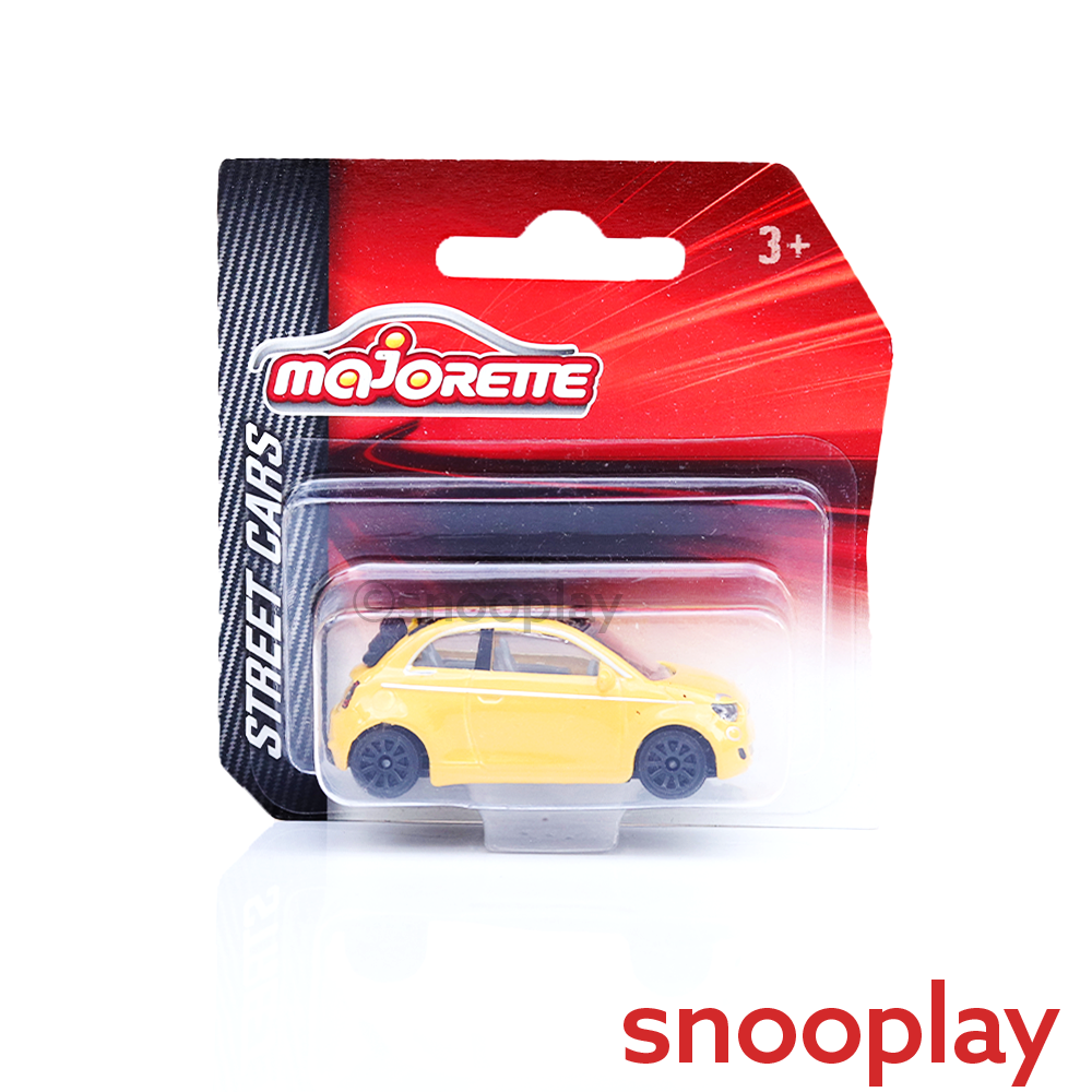 Majorette Set of 3 Licensed Diecast Cars [MJ-48] - Ford Focus ST, Alpha Romeo 4C Spider, Fiat 500 Icon