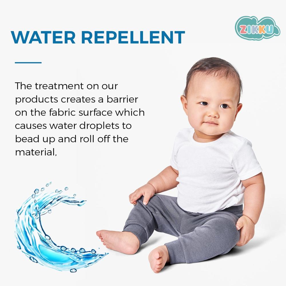 Zikku Water Resistant/Repellent T-Shirt for Kids (White)