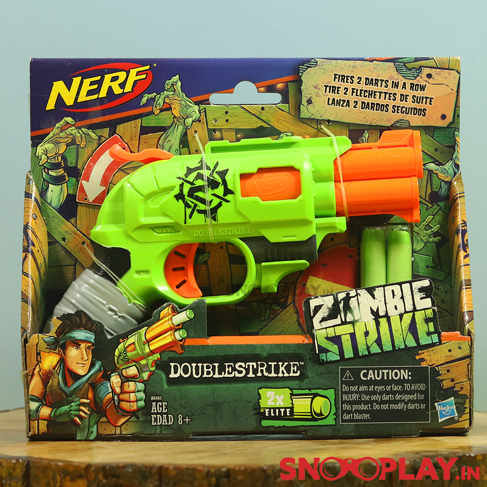 Nerf Zombie Strike Toy Blaster by Hasbro - 2 Darts (8-12 Years)