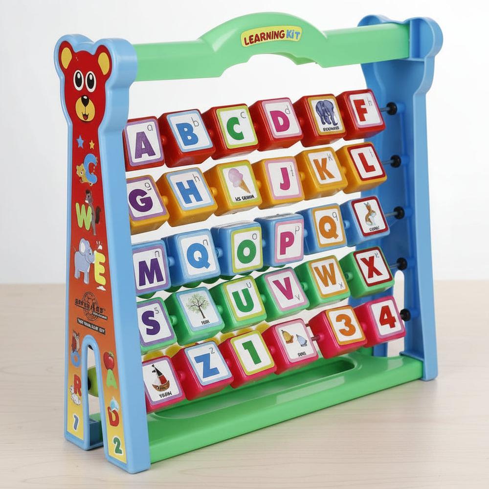 SpeedAge Senior Abacus Learning Kit - Alphabets Picture and Numbers Play