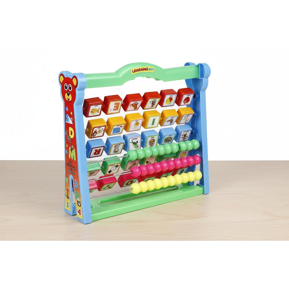 SpeedAge Senior Abacus Learning Kit - Alphabets Picture and Numbers Play