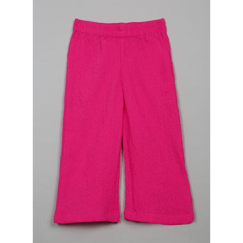Saka Designs Ethnic Girls Pink Flare Pants