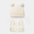 Mi Arcus Rib Knit Cap & Mitten Set
