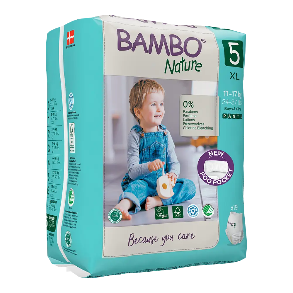 Bambo Nature (5-XL) Pants | 19 Pants | 11-17 Kg | 24-37 lbs