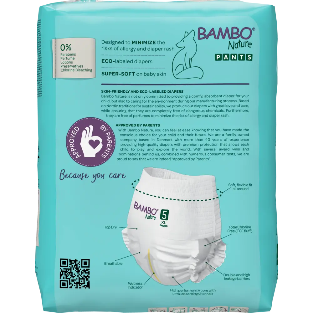 Bambo Nature (5-XL) Pants | 19 Pants | 11-17 Kg | 24-37 lbs