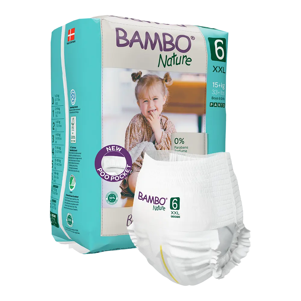 Bambo Nature (6-XXL) Pants | 18 Pants | 15+ Kg | 33+ lbs
