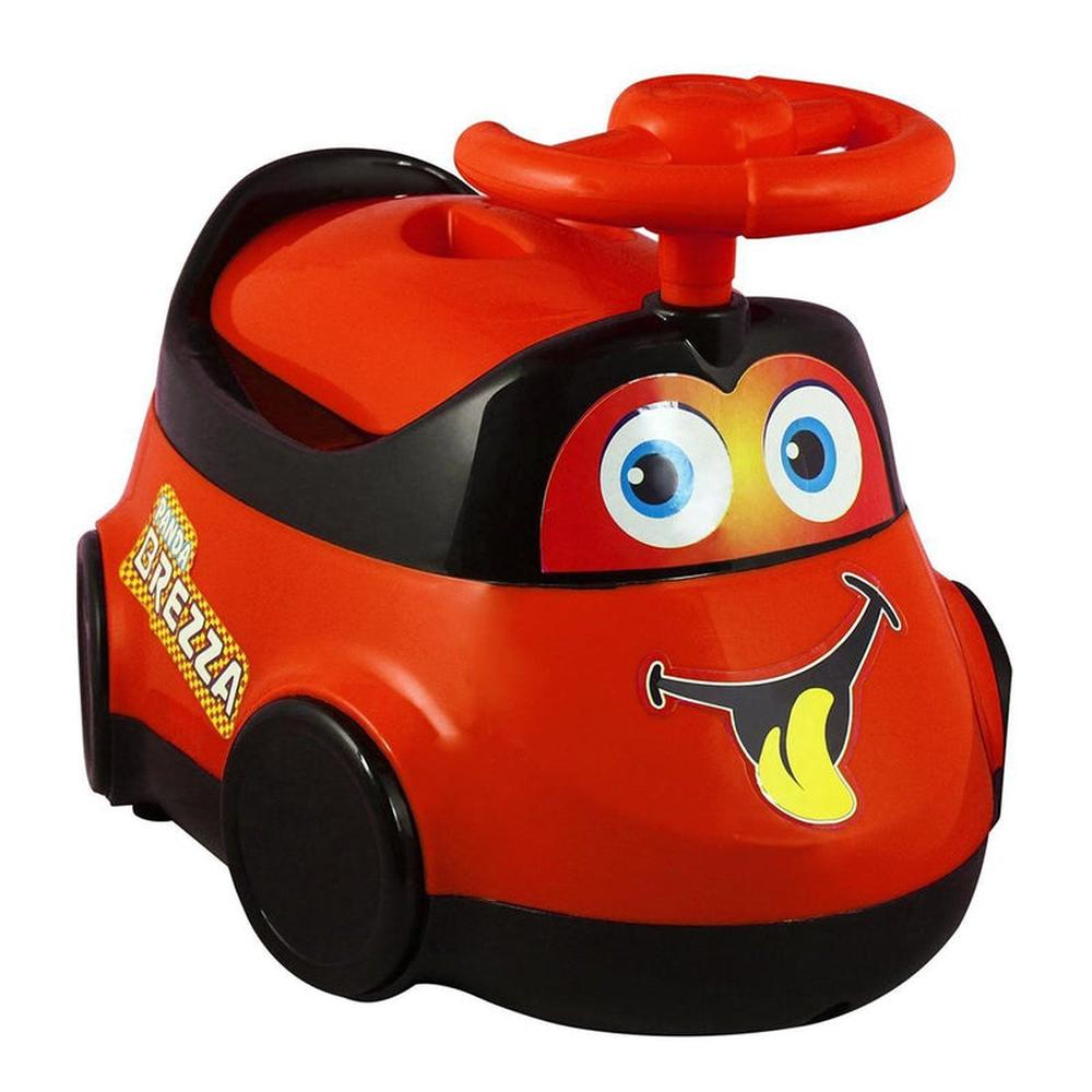 Muren Breeza Potty Training Seat - Red | Easy Grip Handles | Car (9 Months - 1.5 Years)
