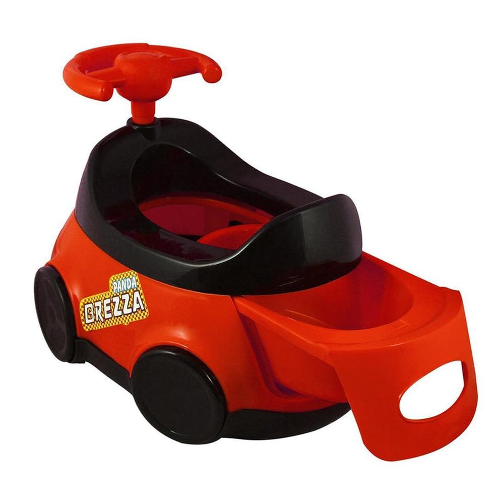 Muren Breeza Potty Training Seat - Red | Easy Grip Handles | Car (9 Months - 1.5 Years)