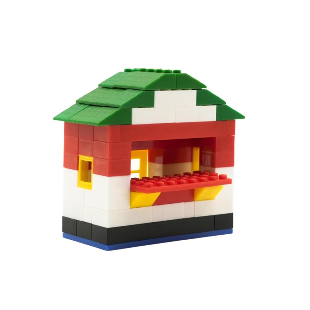 Peacock Toys & Games 105 Pieces Little Builder Interlocking Building Blocks | STEM Learning & Imaginative Play