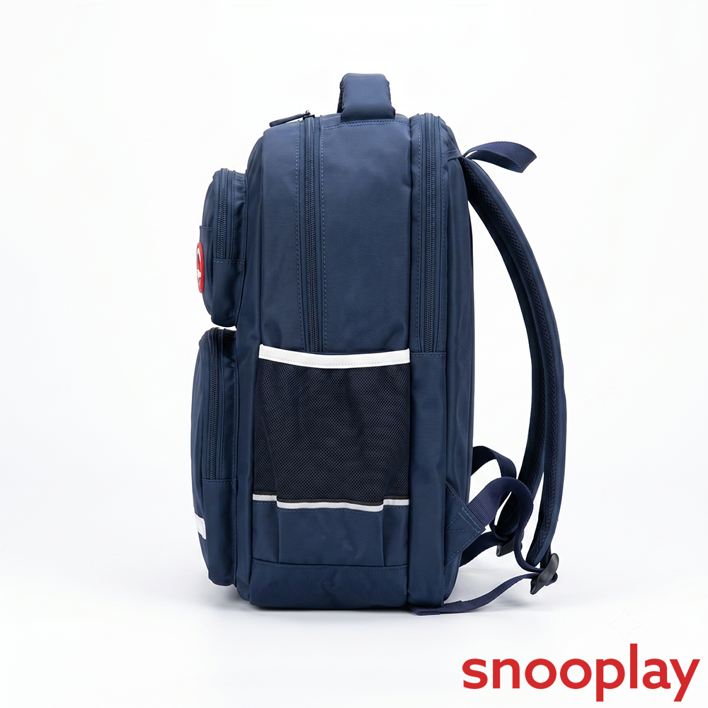 Cartoon Theme 3D Design Backpack for Kids - Blue