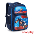 Cartoon Theme 3D Design Backpack for Kids - Blue