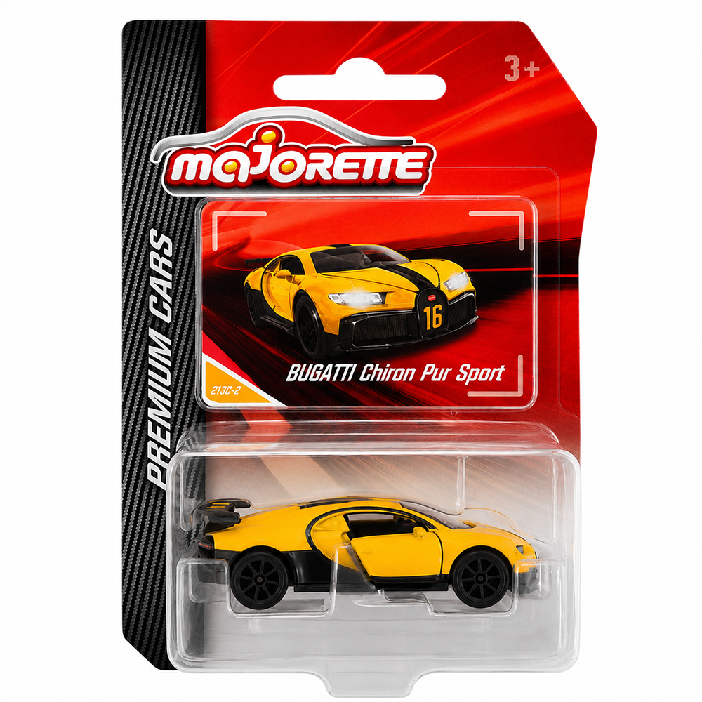Original Licensed Majorette Bugatti Chiron Pur Sport Diecast Car