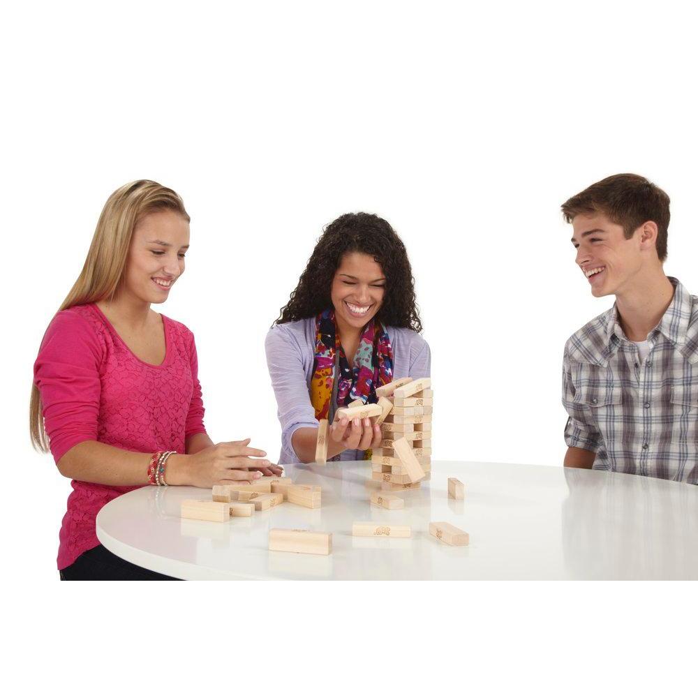 Hasbro Original Jenga by Funskool with Tube Storage Packaging (6 Years till Grown Ups)