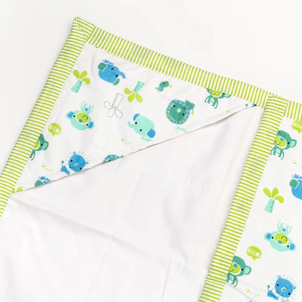 Beelittle Cheeky Monkeys Organic Cotton Wrap Bed