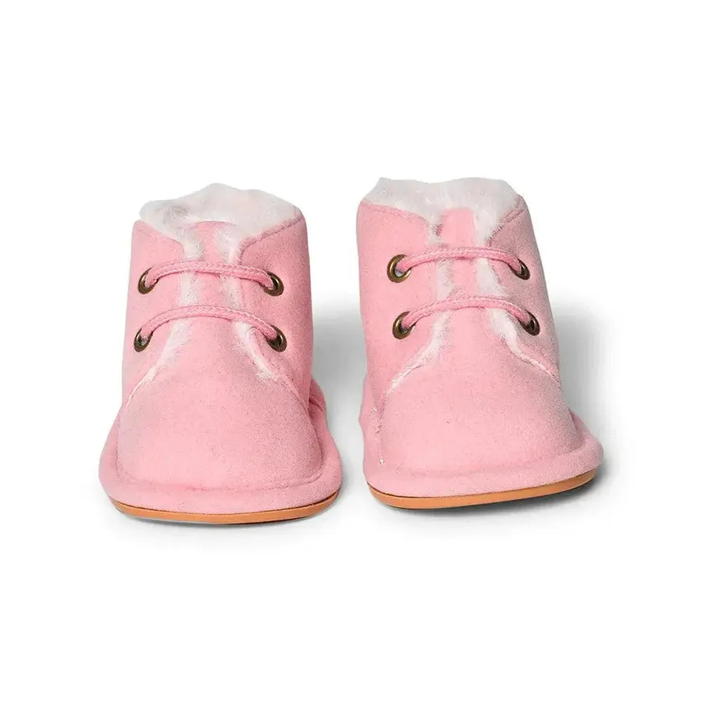 Mi Arcus Rabbit Fur baby Pink Shoe