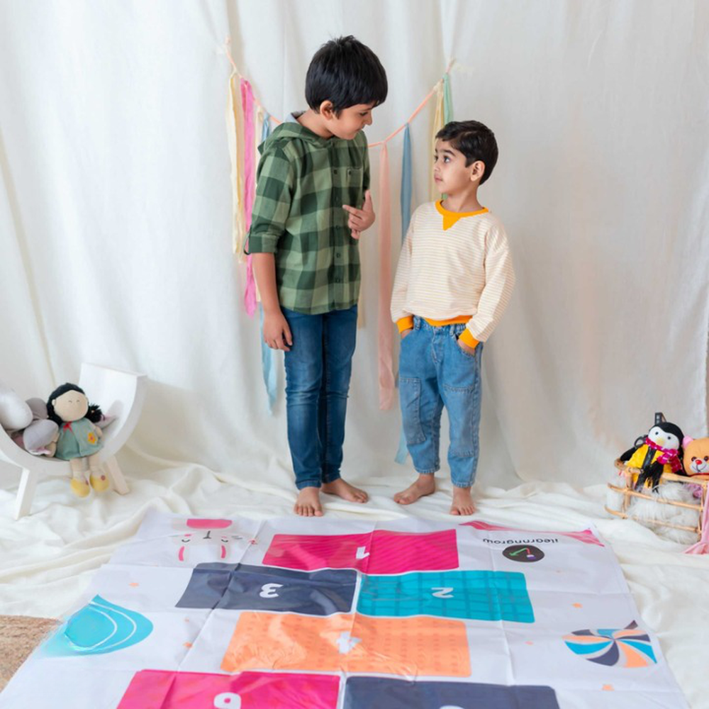 Ilearnngrow Hop Scotch Play Mat (2-10 Years)
