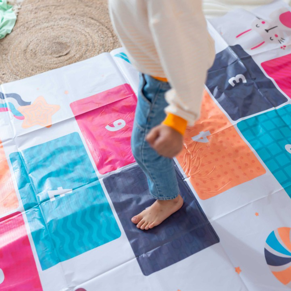 Ilearnngrow Hop Scotch Play Mat (2-10 Years)