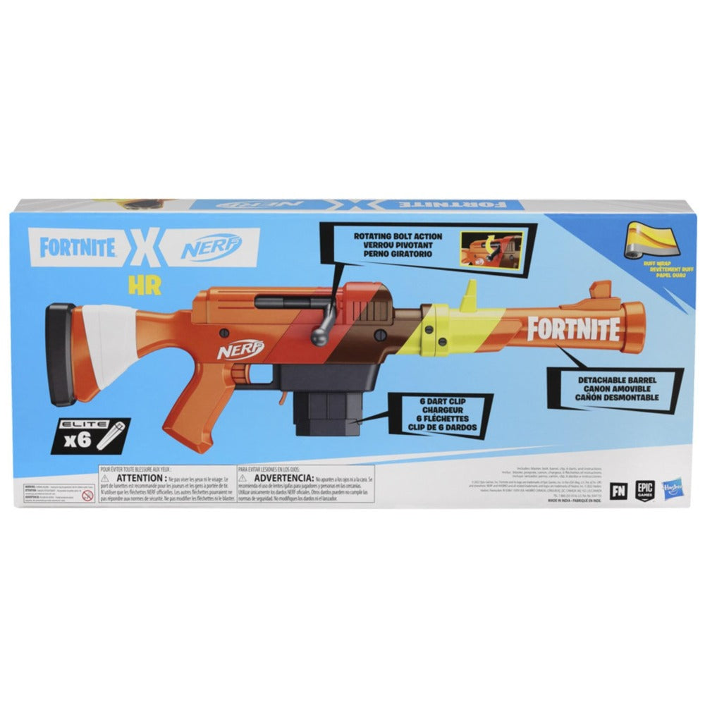 Original Nerf Fortnite HR Dart Blaster with 6 Darts (8-12 Years)