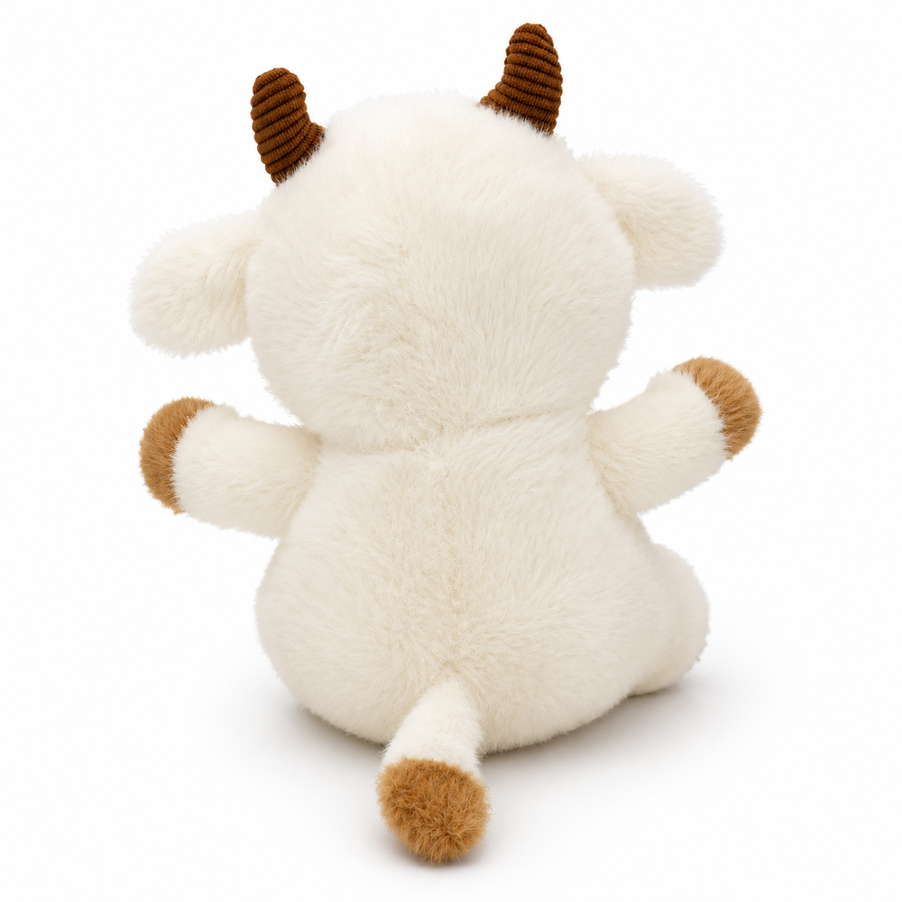 Furry Pals Cow Sitting Plush Soft Toy - 21cm
