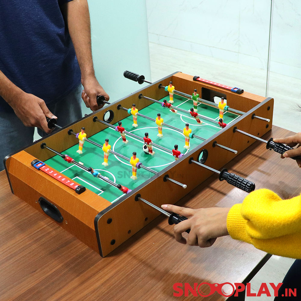 Tabletop Foosball Game Big with Legs (5 Years till Grown Ups) | Assorted Designs & Colors