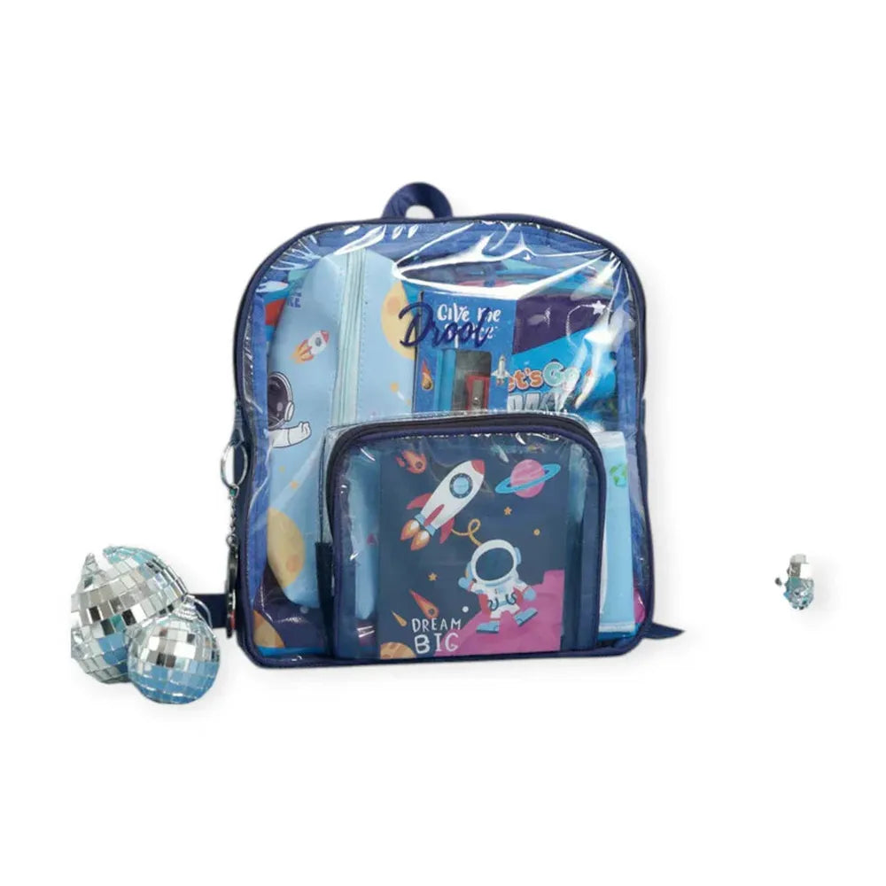Ilearnngrow 11-in-1 Space Stationery Set - School & Art Supplies Kit