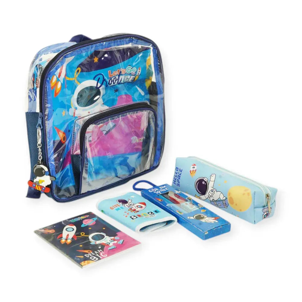 Ilearnngrow 11-in-1 Space Stationery Set - School & Art Supplies Kit