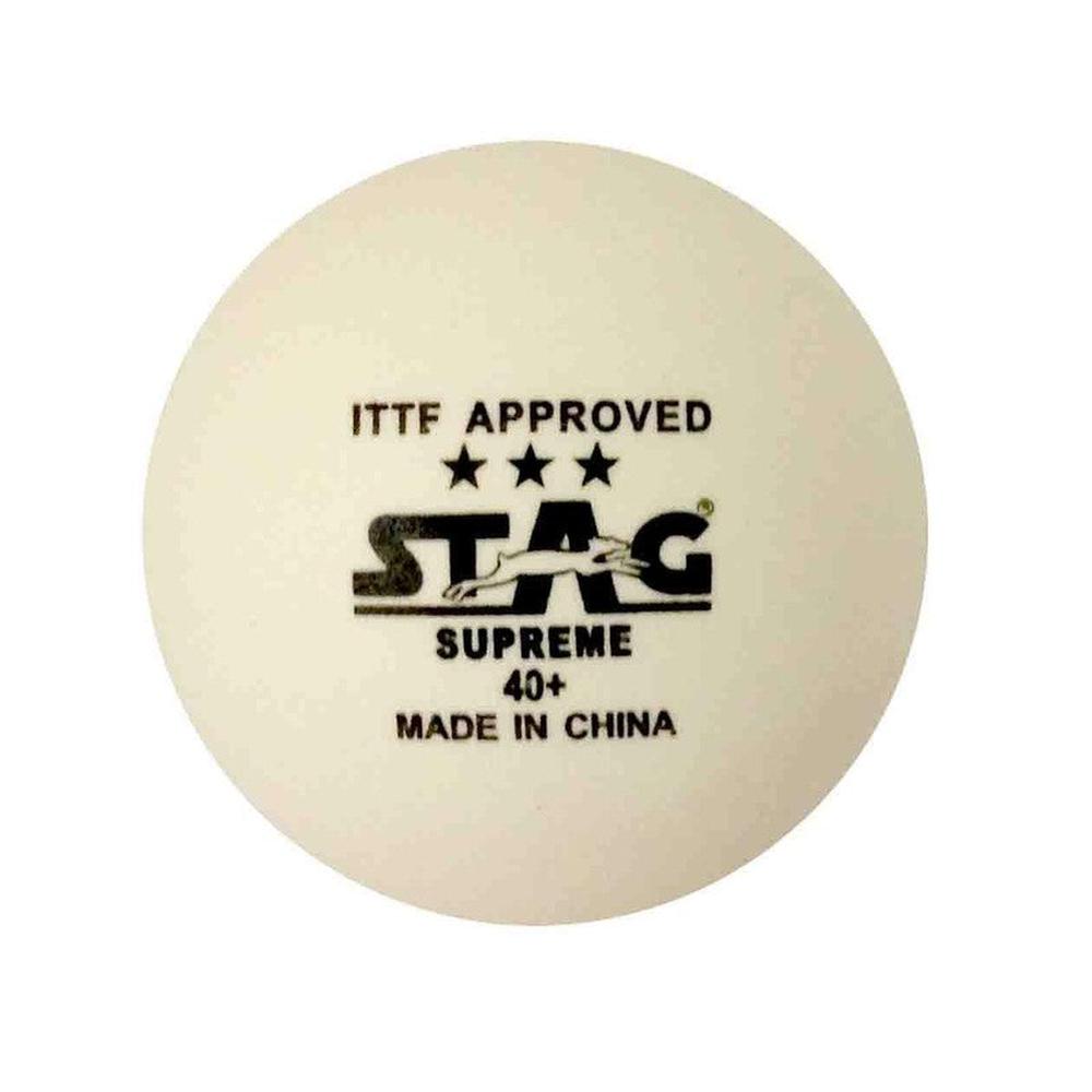 Stag Global 3 Star Supreme Table Tennis Balls | IITF Approved | Pack of 3 (9 Years till Grown Ups)