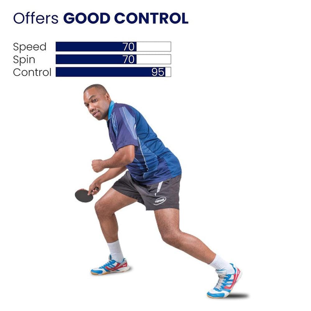 Stag Global Beginner ITTF Approved Rubber Tournament Table Tennis Racquet (9 Years till Grown Ups)
