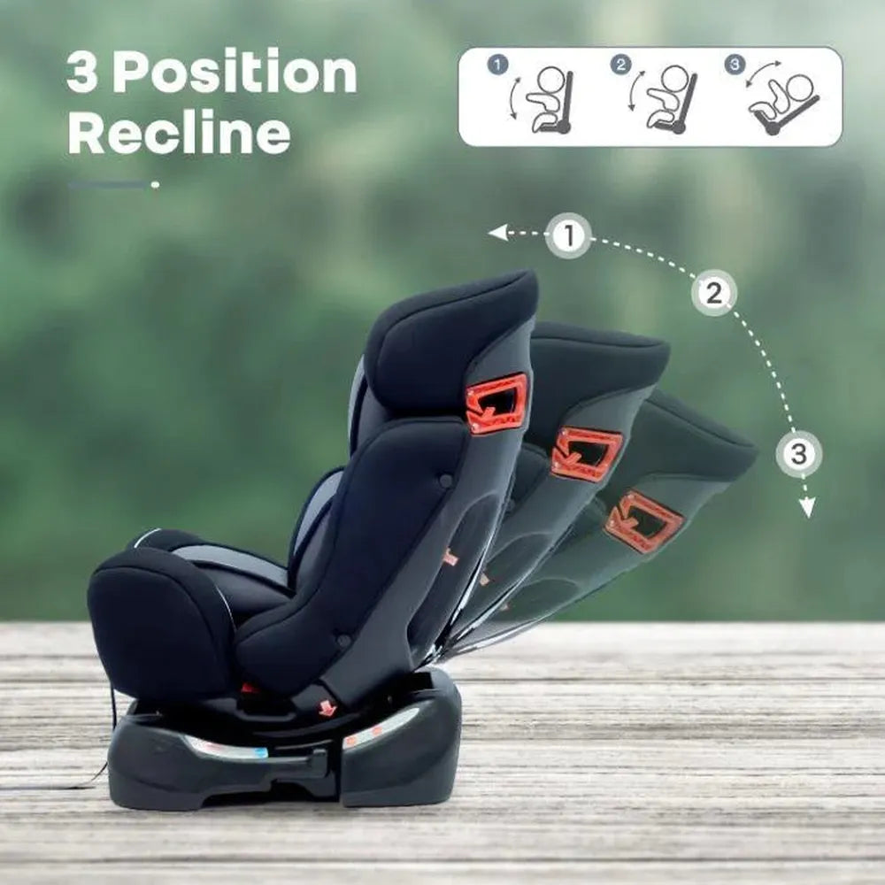 R for Rabbit Grand Baby Car Seat (Jack N Jill) - 3 Position Recline, 5-Point Safety Harness, Washable Seat Cushion