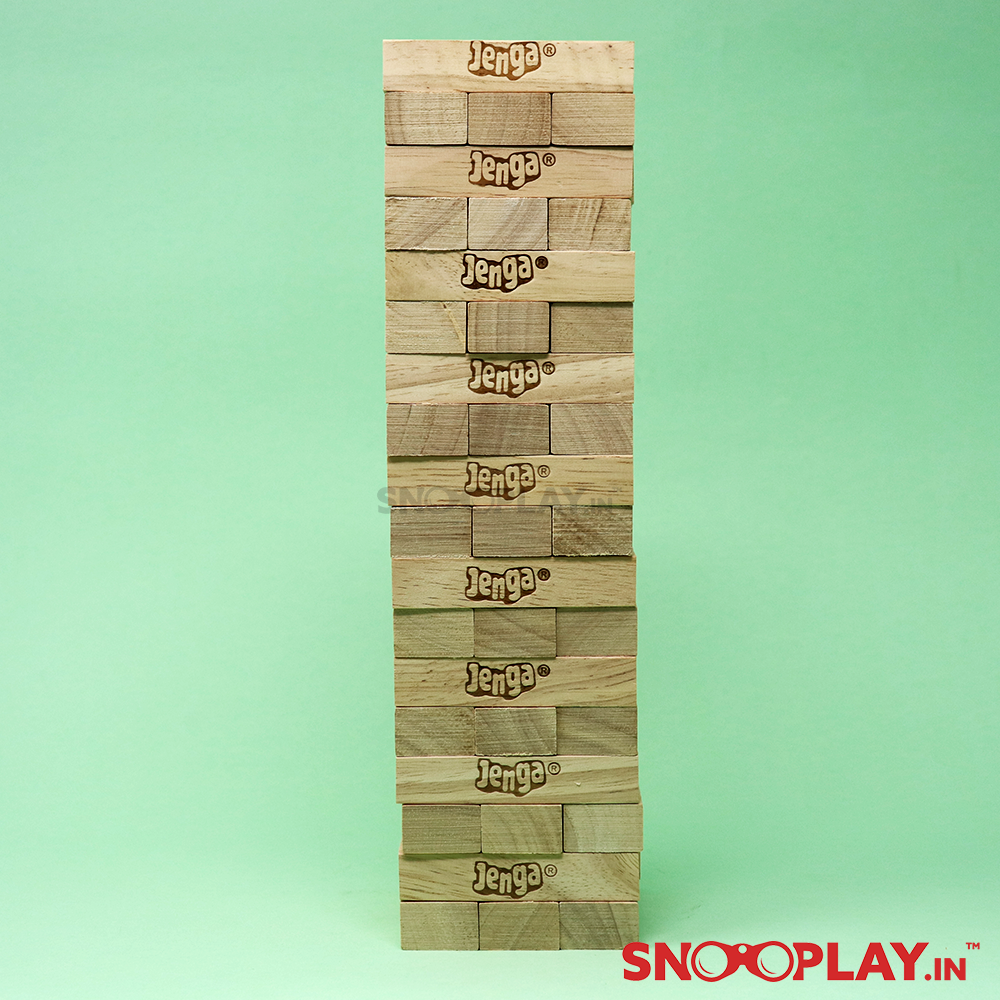 Hasbro Original Jenga by Funskool with Tube Storage Packaging (6 Years till Grown Ups)