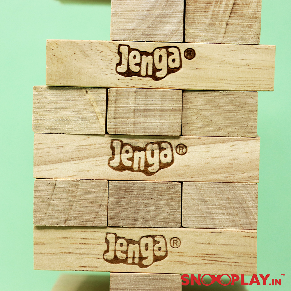 Hasbro Original Jenga by Funskool with Tube Storage Packaging (6 Years till Grown Ups)