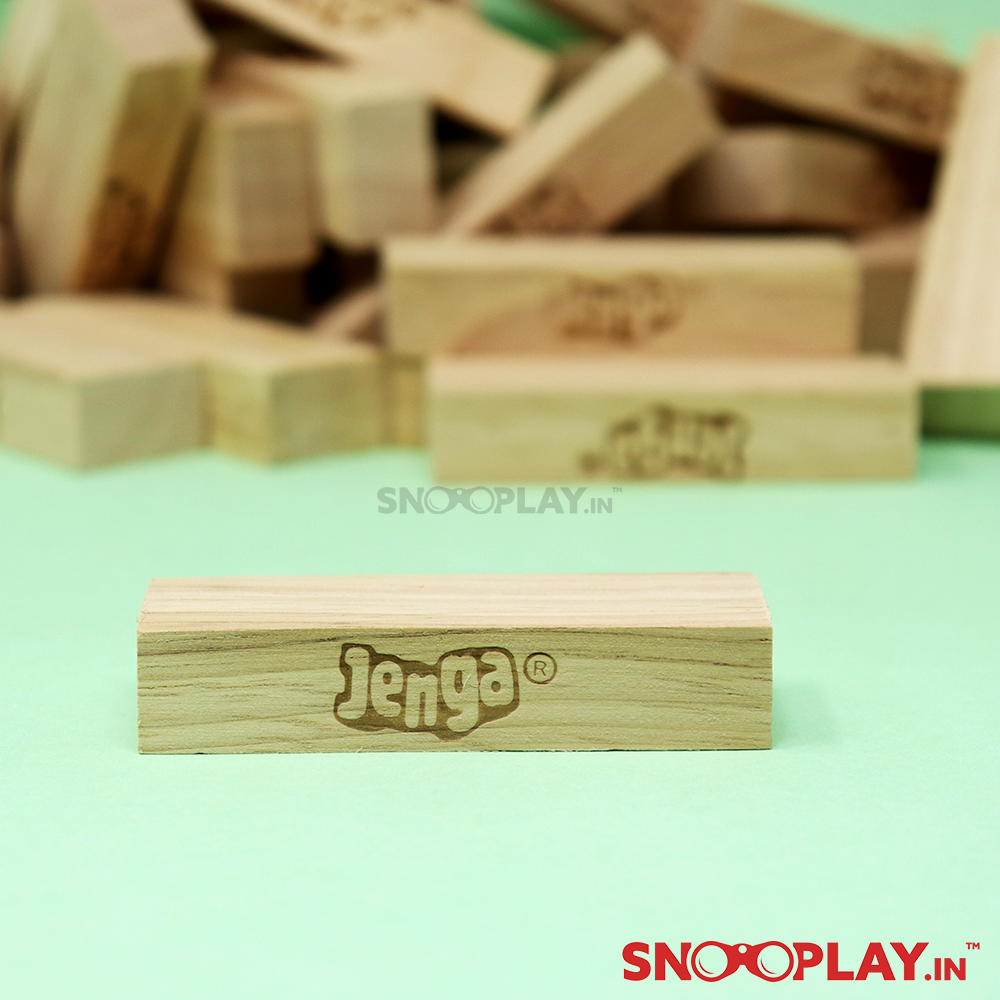 Hasbro Original Jenga by Funskool with Tube Storage Packaging (6 Years till Grown Ups)