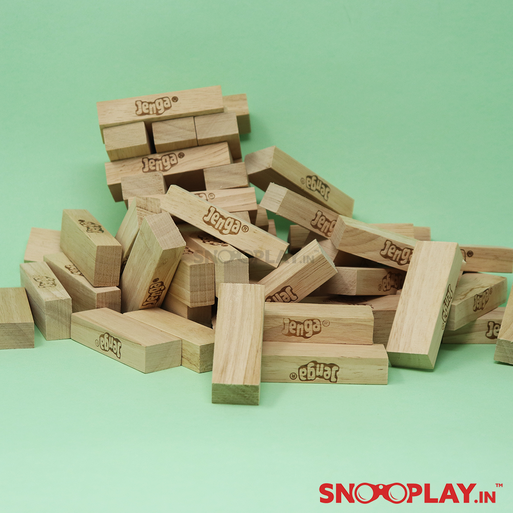 Hasbro Original Jenga by Funskool with Tube Storage Packaging (6 Years till Grown Ups)