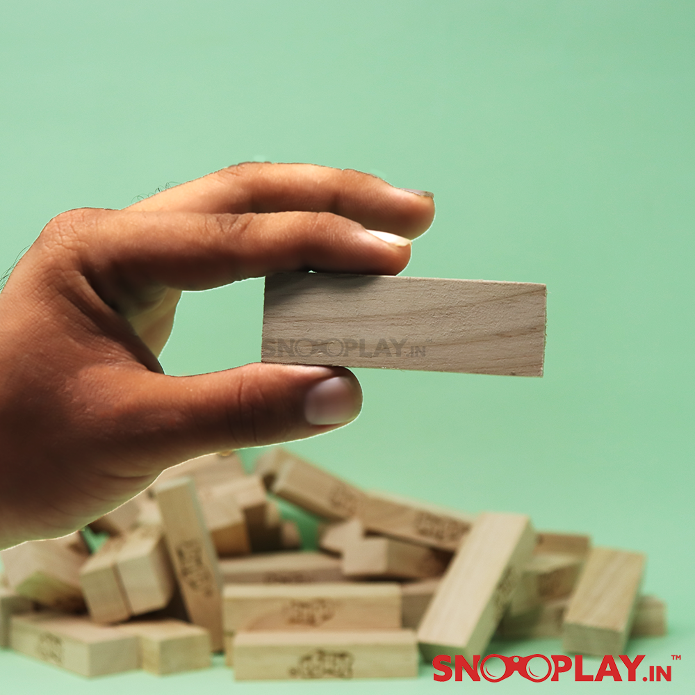 Hasbro Original Jenga by Funskool with Tube Storage Packaging (6 Years till Grown Ups)
